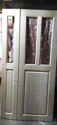 Двері деревяні двостворчасті Розмір 97х195