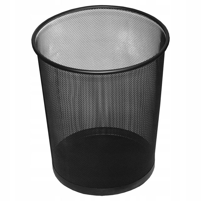 kosz na śmieci metalowy leviatan 12 l czarny
