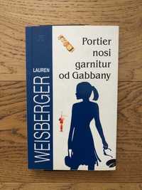 Portier nosi garnitur od Gabbany Lauren Weisberger stan bdb