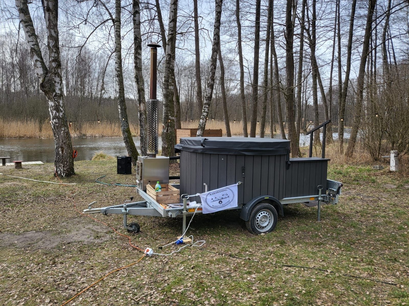 Wynajem mobilne jakuzzi balia bania ogrodowa  Olsztyn
