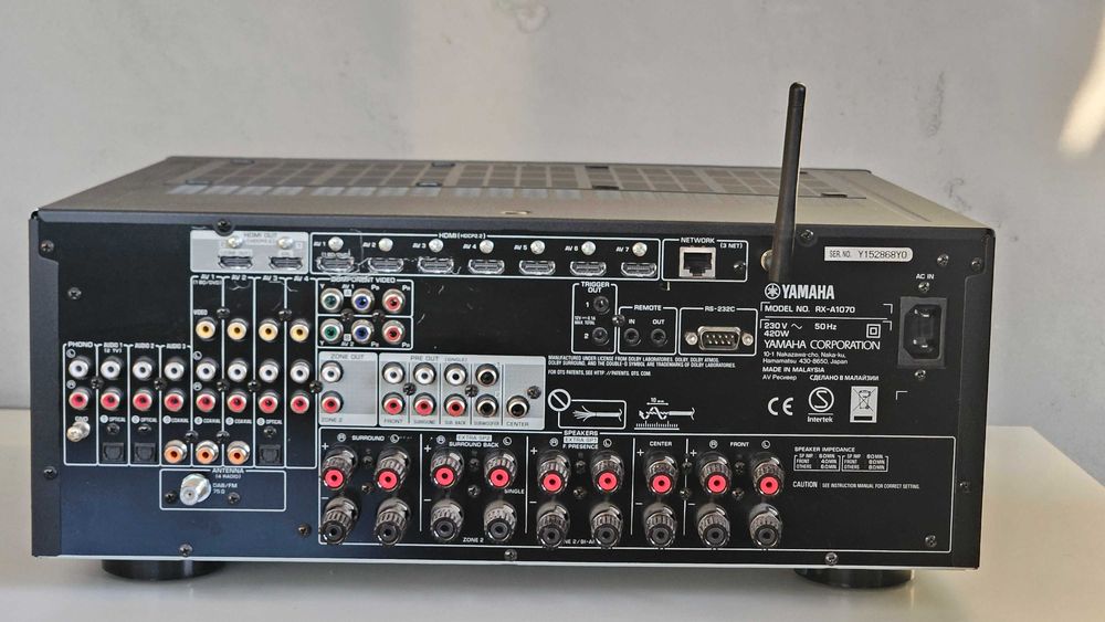 Yamaha Avantage RX-A1070 Amplituner 7.2, Atmos, doskonały dźwięk, WiFi