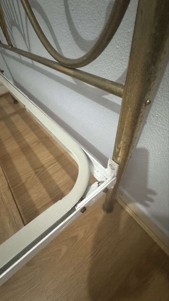 Cama de casal de ferro 185x135
