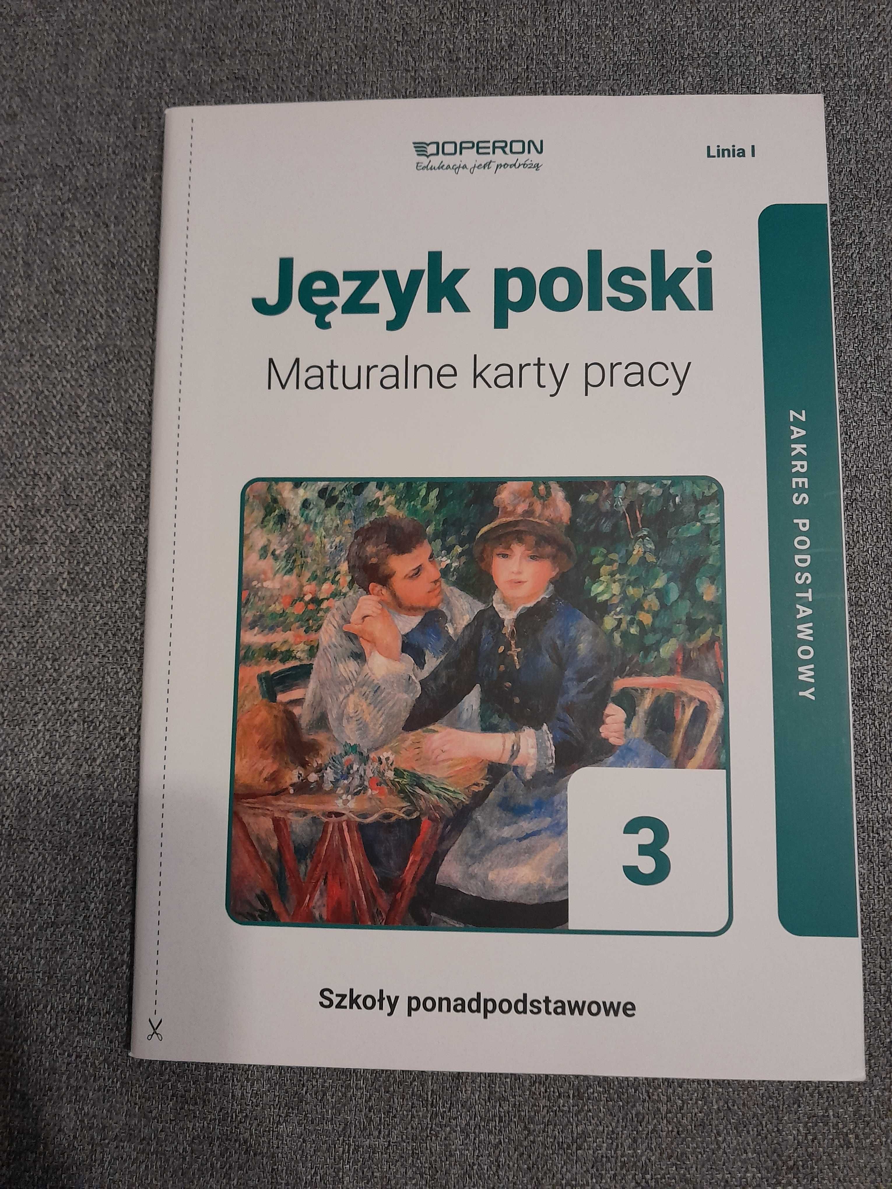 Maturalne karty pracy 3  język polski OPERON