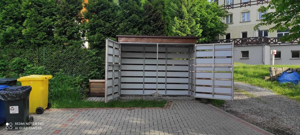Wiata śmietnikowa, wiata na rowery, box śmietnikowy, schowek PRODUCENT