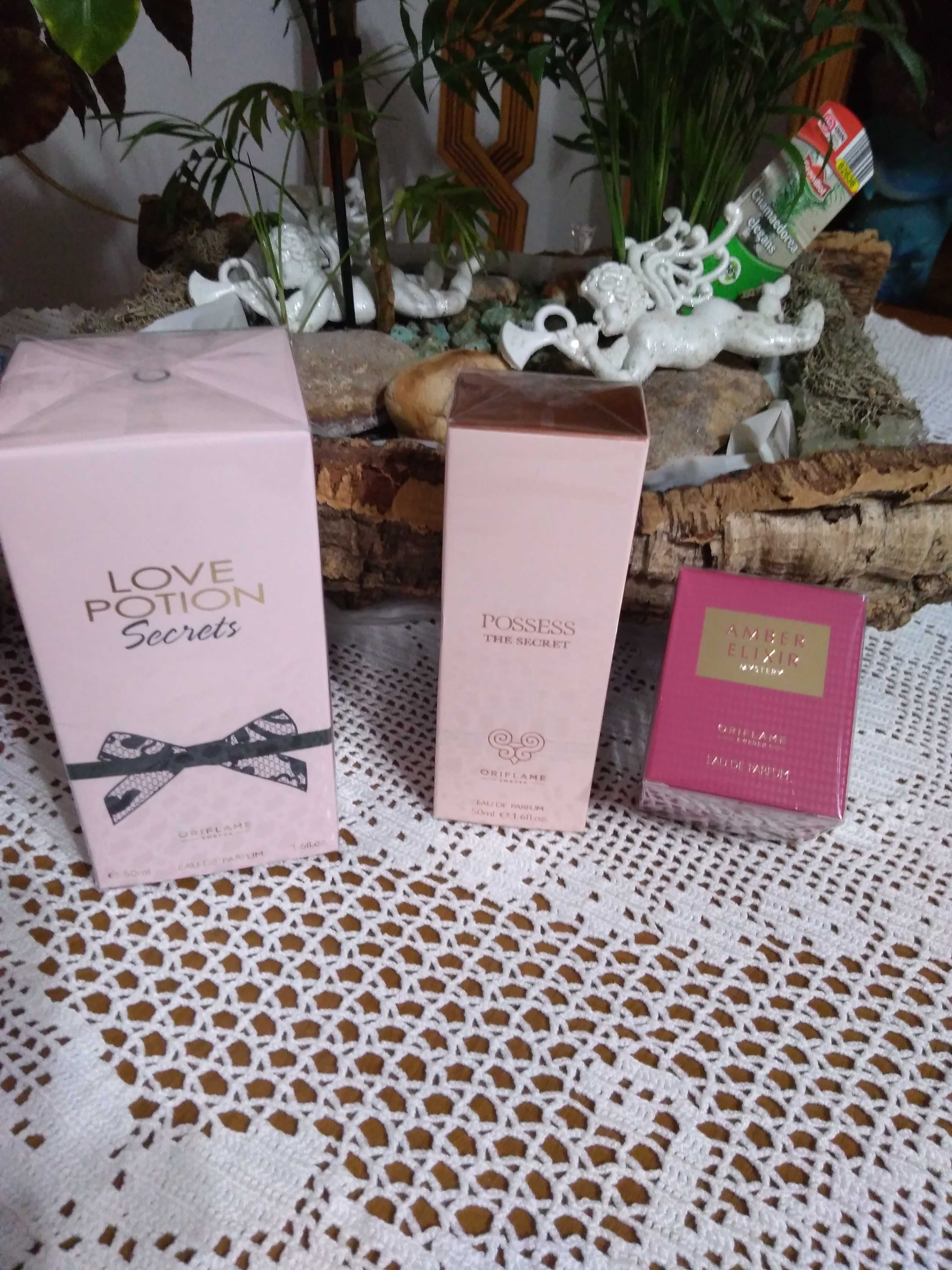 Perfumes Love Potion, Amber Exilir, Posses the Secret, Giordany Gold