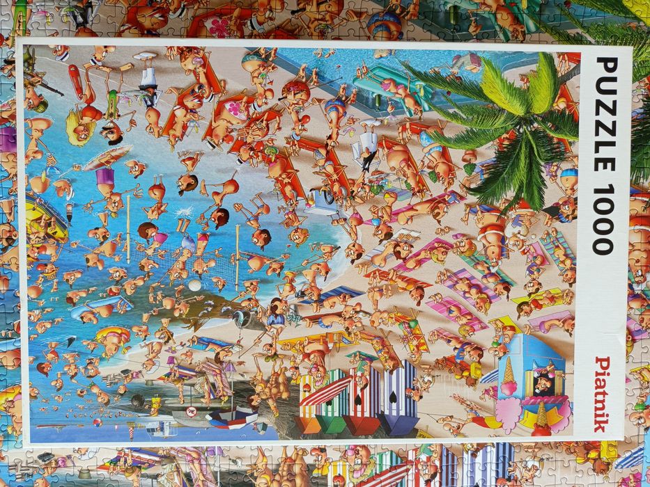 Puzzle Piatnik 1000 Plaża kompletne