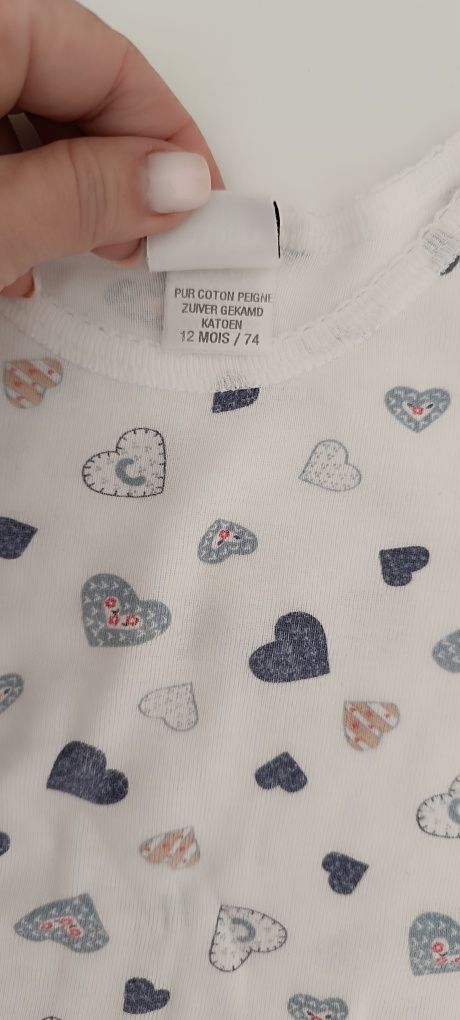Body para bebé 12 meses em algodão