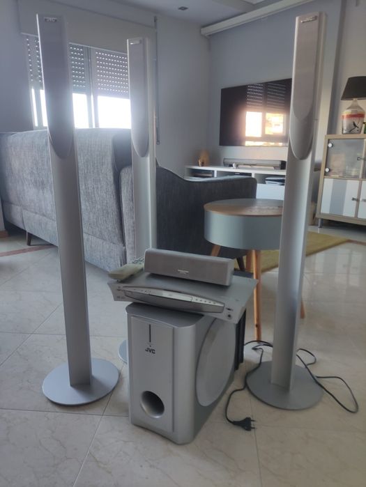 Sistema Home Cinema JVC TH-A85
Som / DVD/cd   
JVC sistema home cinema