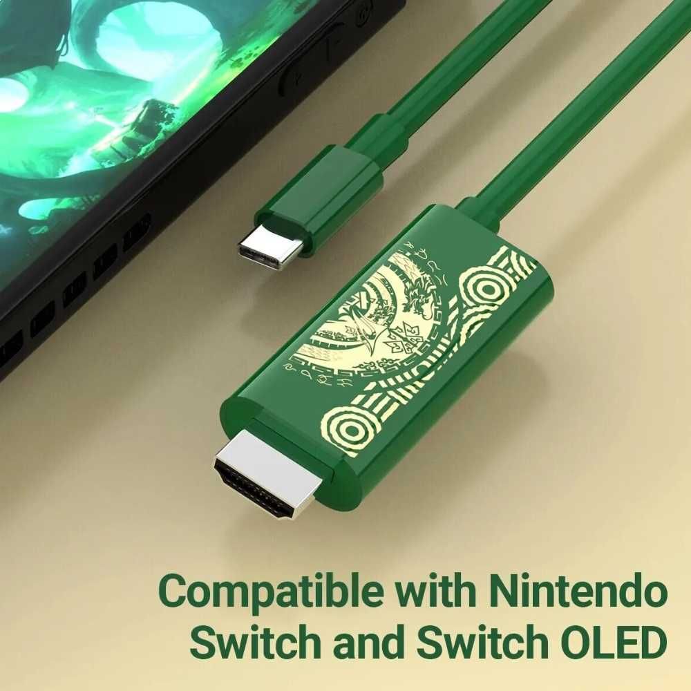 Переходник для Nintendo Switch USB-C to Display Port 1.8m 8K60Hz 100W