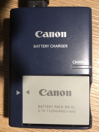 Продам зарядку с батареей на фотоаппарат CANON IXUS