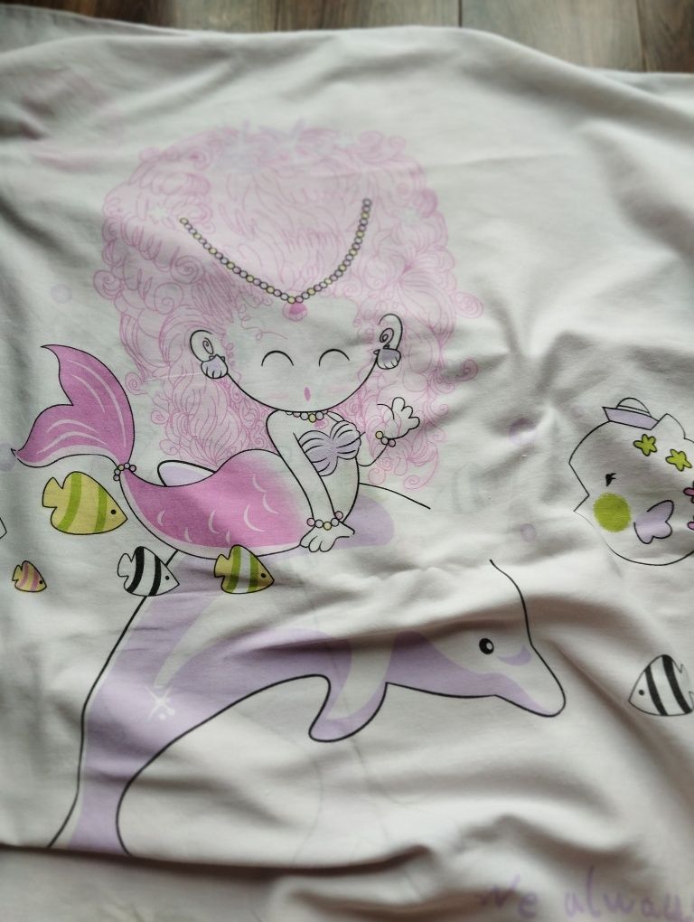 Pościel satyna bawełniana 160 na 200 syrenki CottonWorld