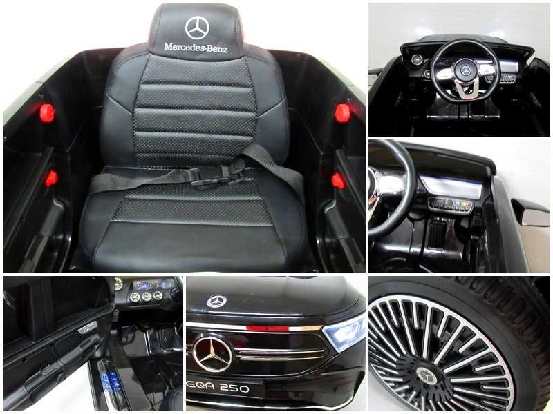 MERCEDES EQA250 Auto na akumulator PILOT SKÓRA EVA, zdalnie sterowany