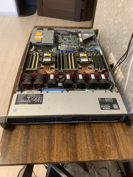 Сервер HP ProLiant DL360 Gen10 (8 x 2.5 SFF) 2*8171m\192gb\raid