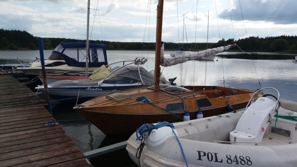 Jacht żaglowy Baśka 606 razem z przyczepą .
