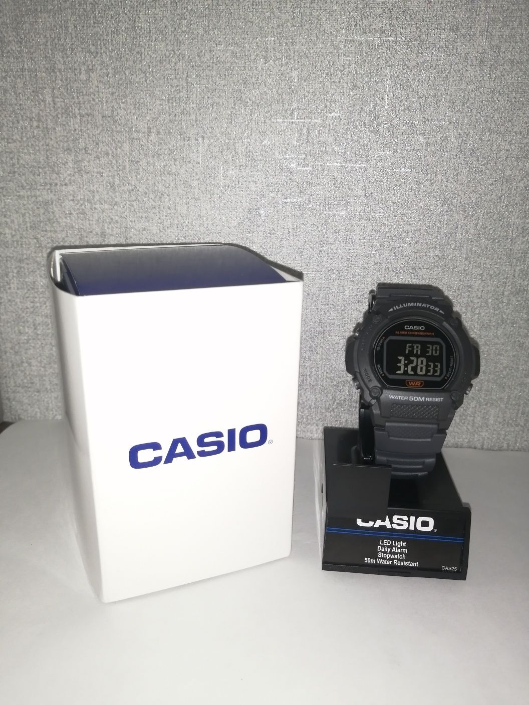 Мужские часы Casio W-219H-8BVCF Gray