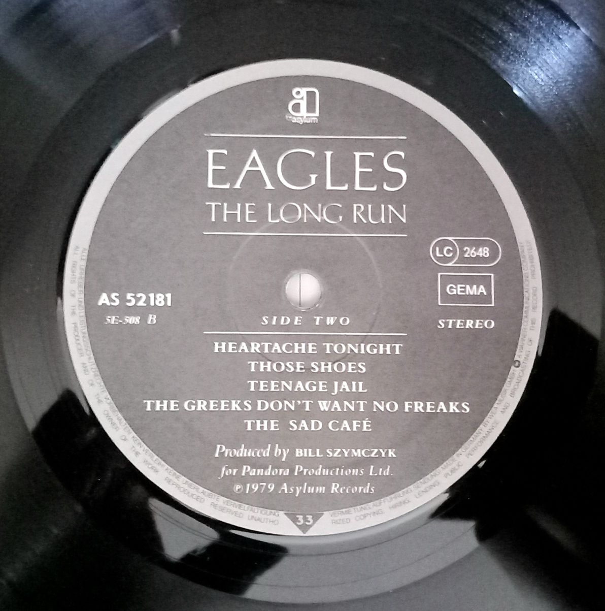 Eagles The Long Run LP Winyl Ger 1979 Asylum
