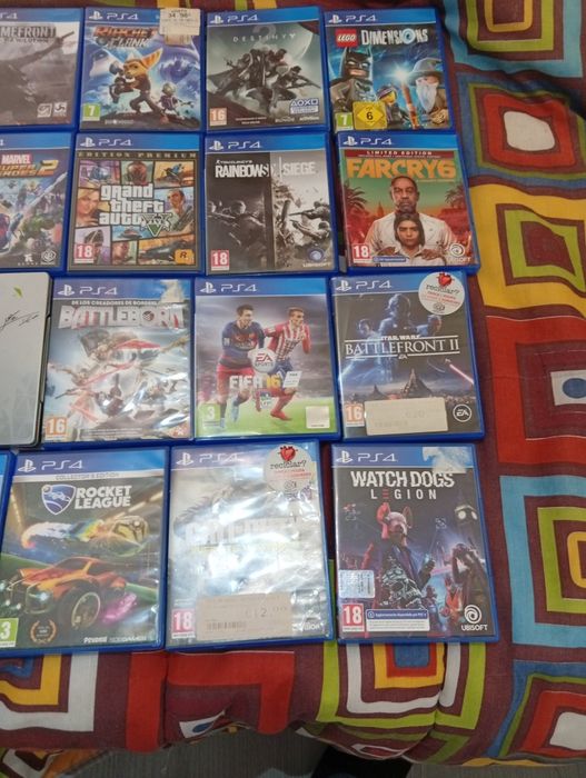 Lote de jogos ps4