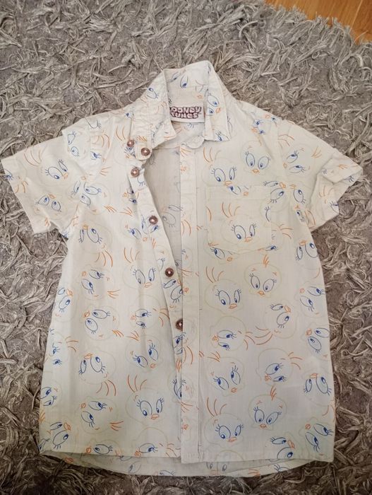 Łodzią z krótkim rękawem dla dzieci rozmiar 98