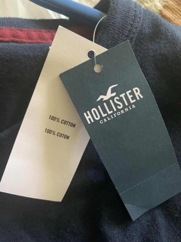 Лонгслив HOLLISTER 100% хлопок