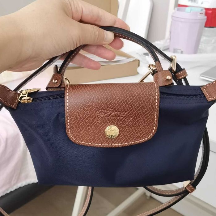 Torebka do makijażu Le Pliage Original Granatowy