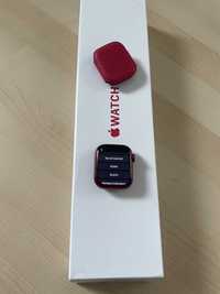 Apple Watch 7 41mm czerwony GPS BATERIA 100%
