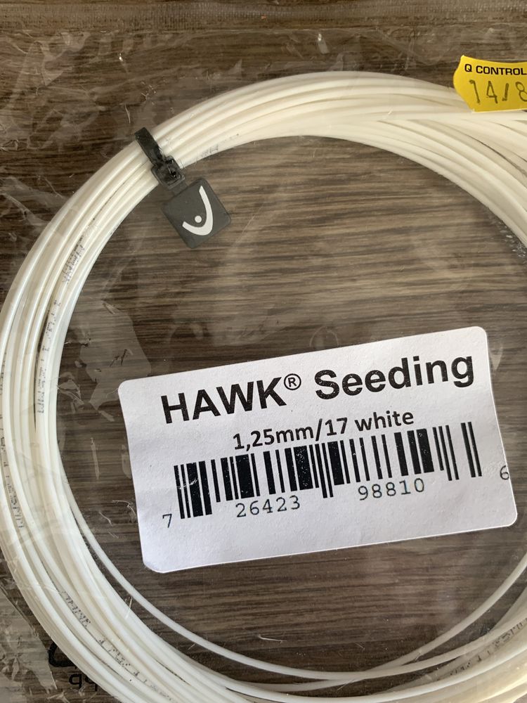 Biały Naciąg Hawk Seeding - rakieta tenisowa Nowy