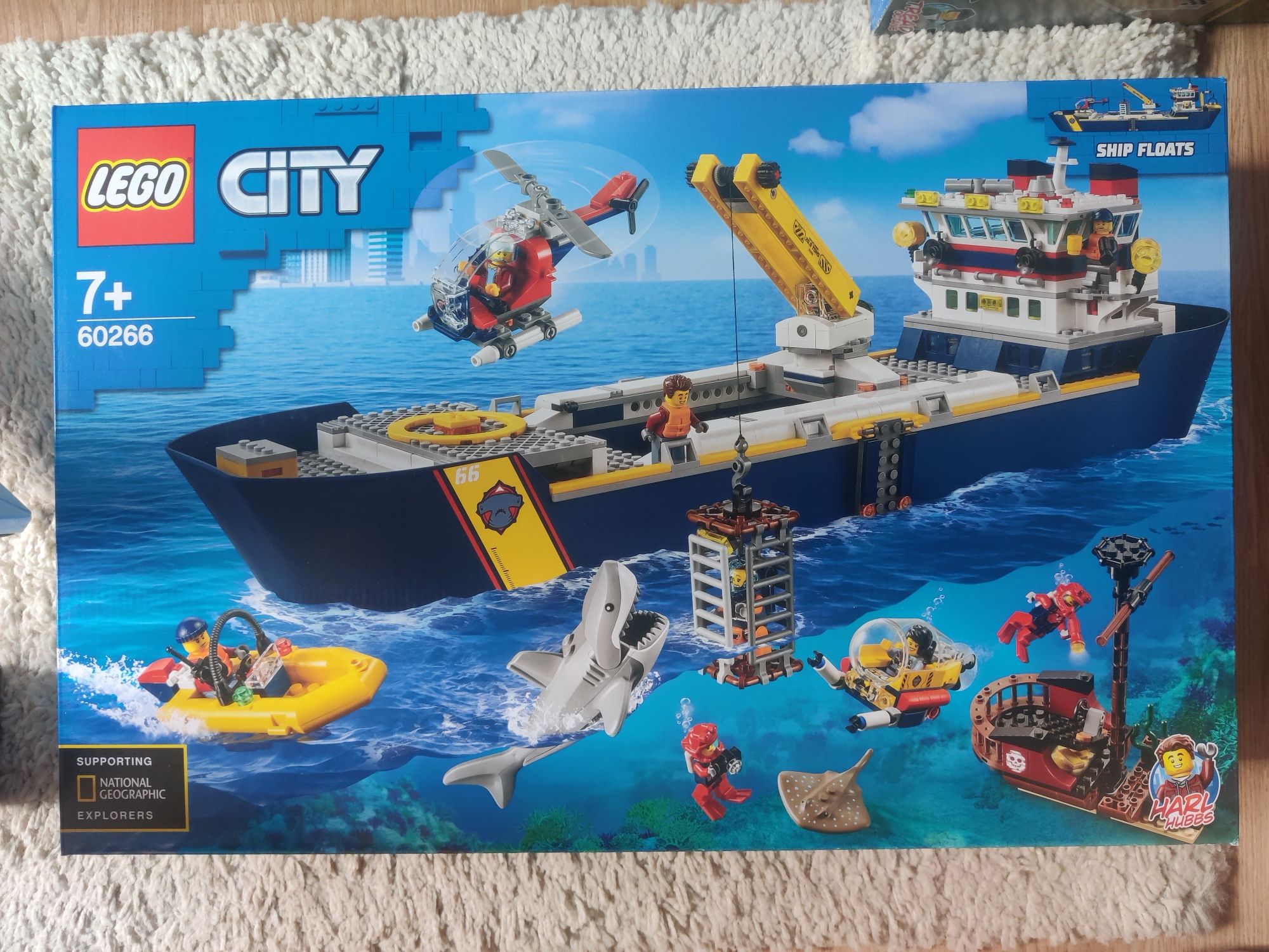 Lego City 60266 Statek badaczy oceanu