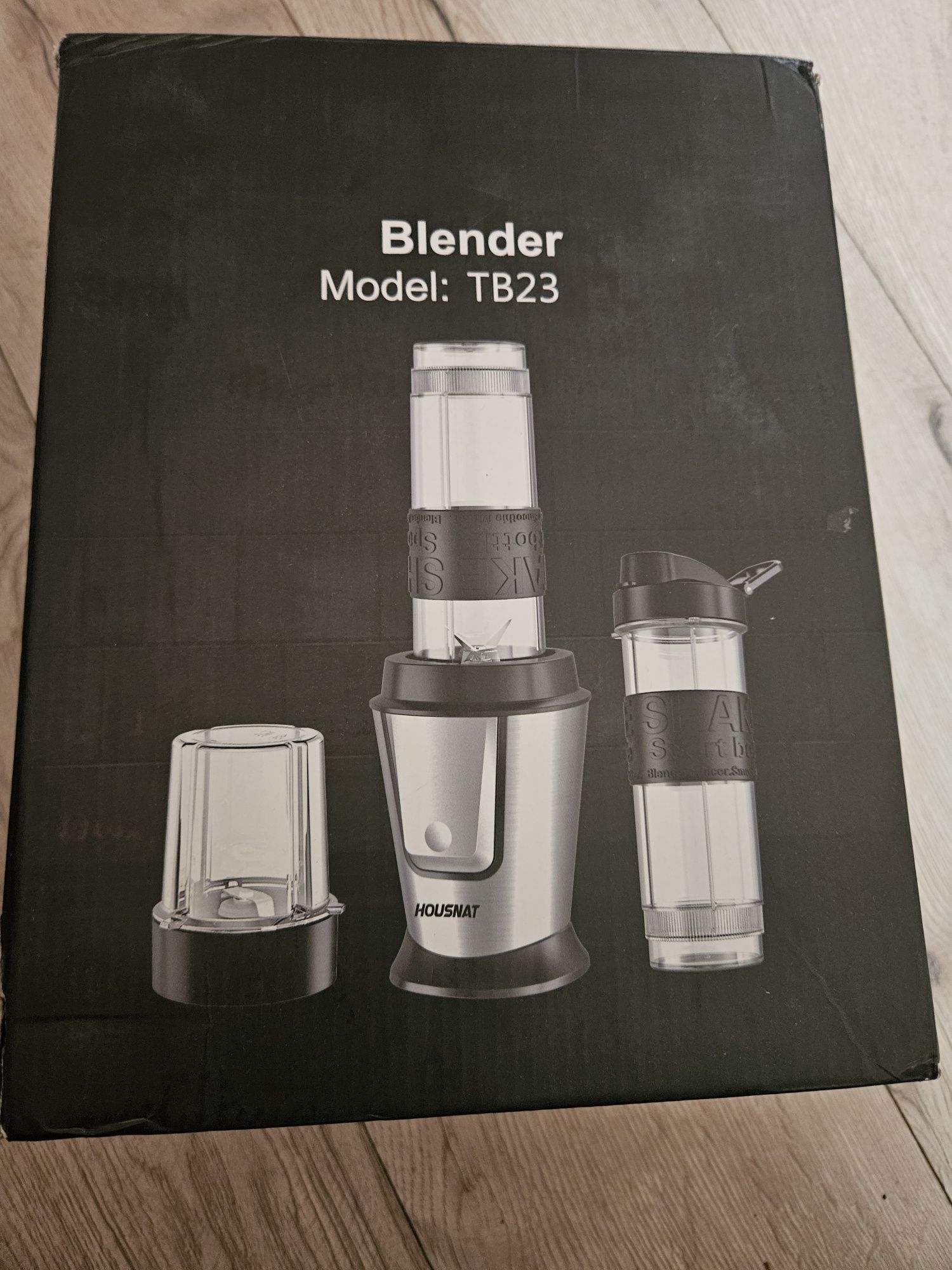 HOUSNAT Pojedynczy blender 3 w 1, wielofunkcyjny