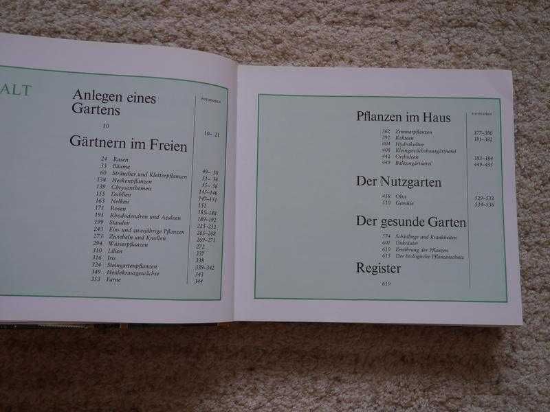 Книга-енциклопедія на німецькій мові "Більше радості в саду"1983рік