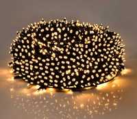 LAMPKI NA CHOINKĘ choinkowe ciepłe białe światło 100 LED święta