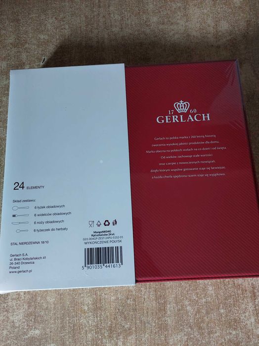 Komplet sztućców Gerlach Mango 24 el.
