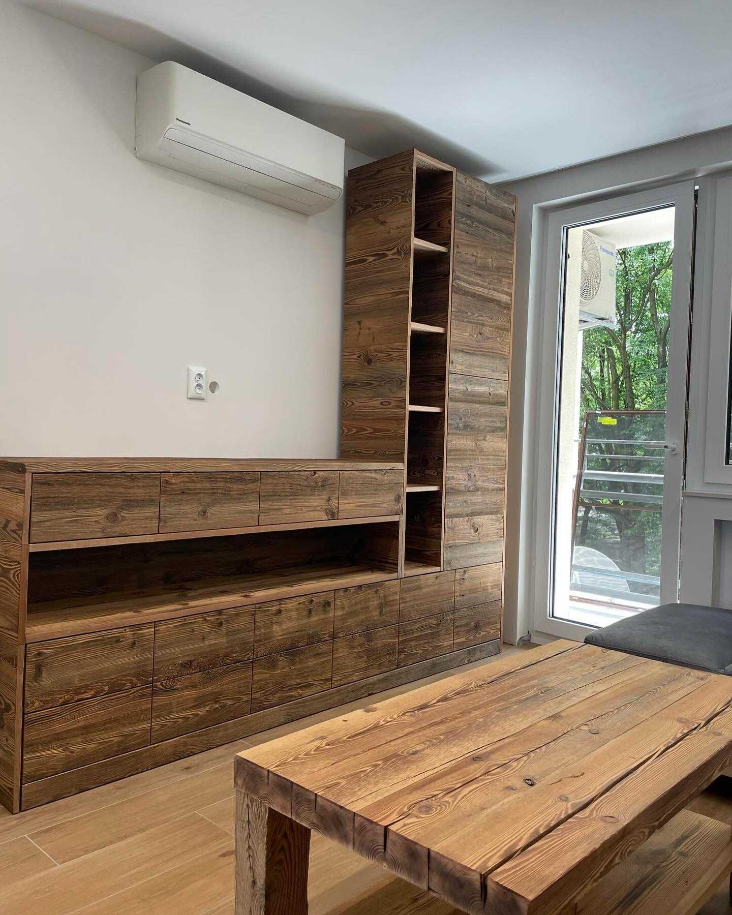 Panel ścienny z naturalnych starych desek Stare drewno Loft wysyłka