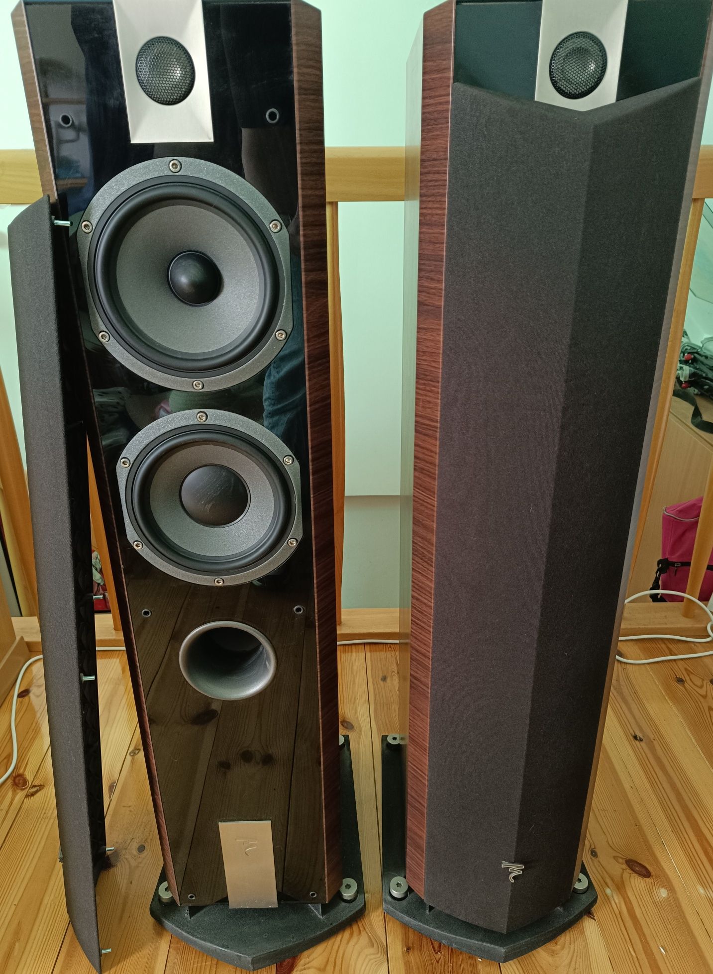 kolumny głośnikowe podłogowe stereo Focal Chorus 816V 8 Ohm wenge
