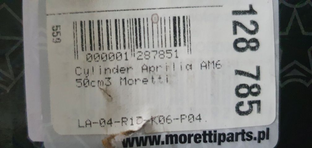 Cylinder tlok uszczelki 50 cm3 Am6 aprilia dt 50 rieju derbi sherco