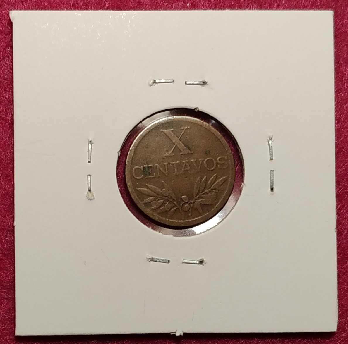 Portugal - moeda de 10 centavos de 1951
