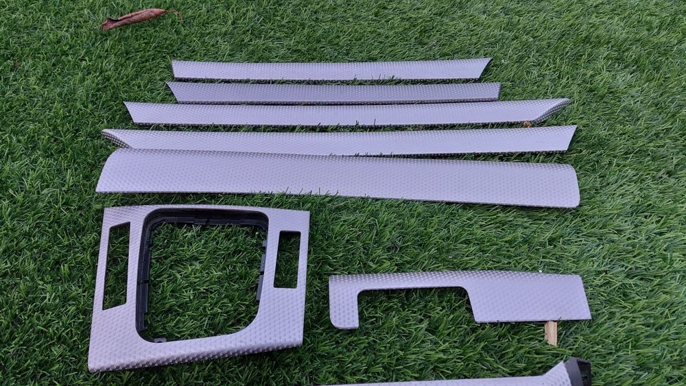 Conjunto completo frisos interiores bmw e46 pack m original carbono