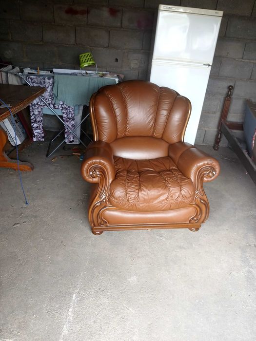 Sofá confortável en ótimo Estado 3 lugares + duas poltronas