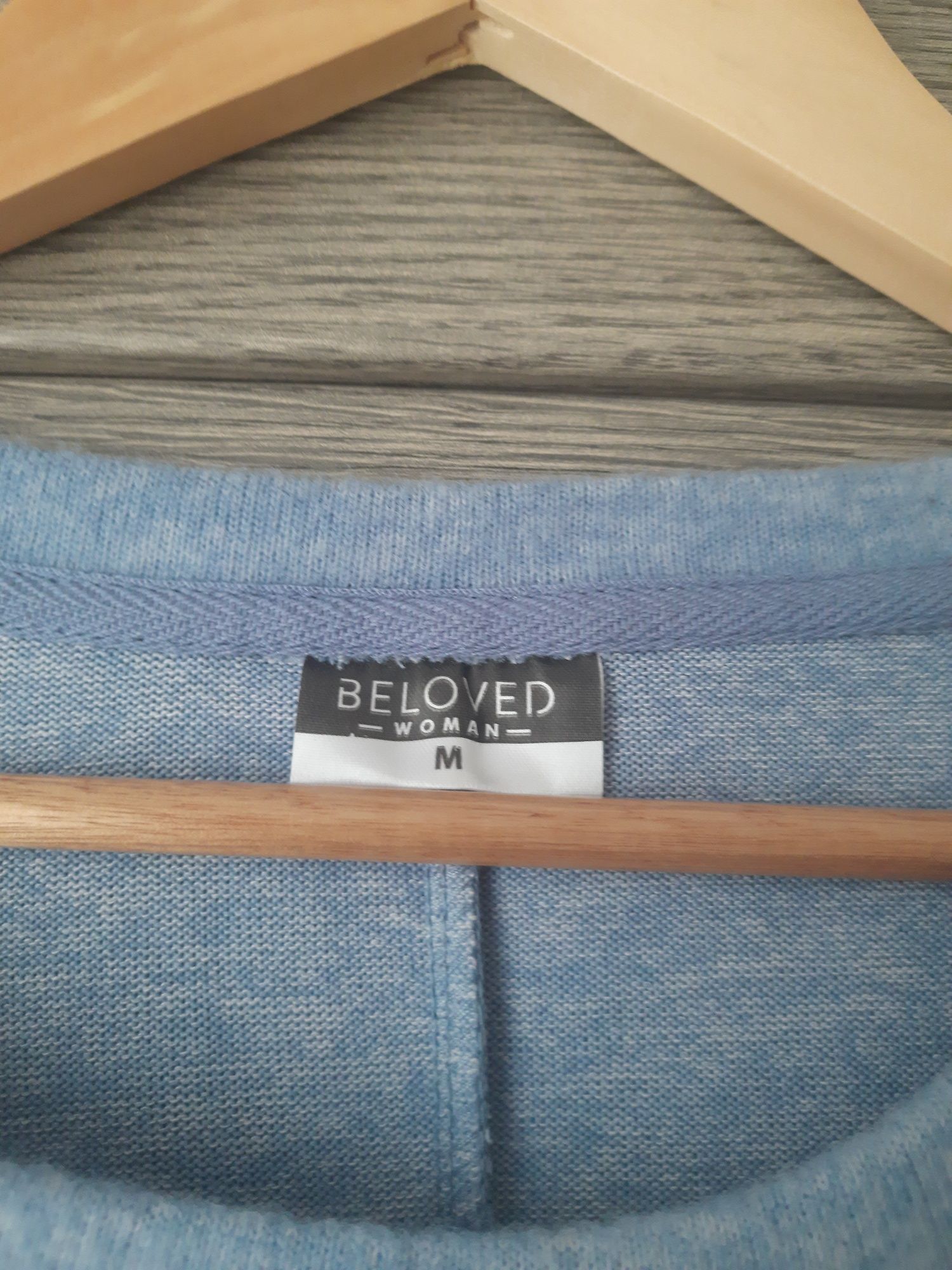 niebieski sweter damski M