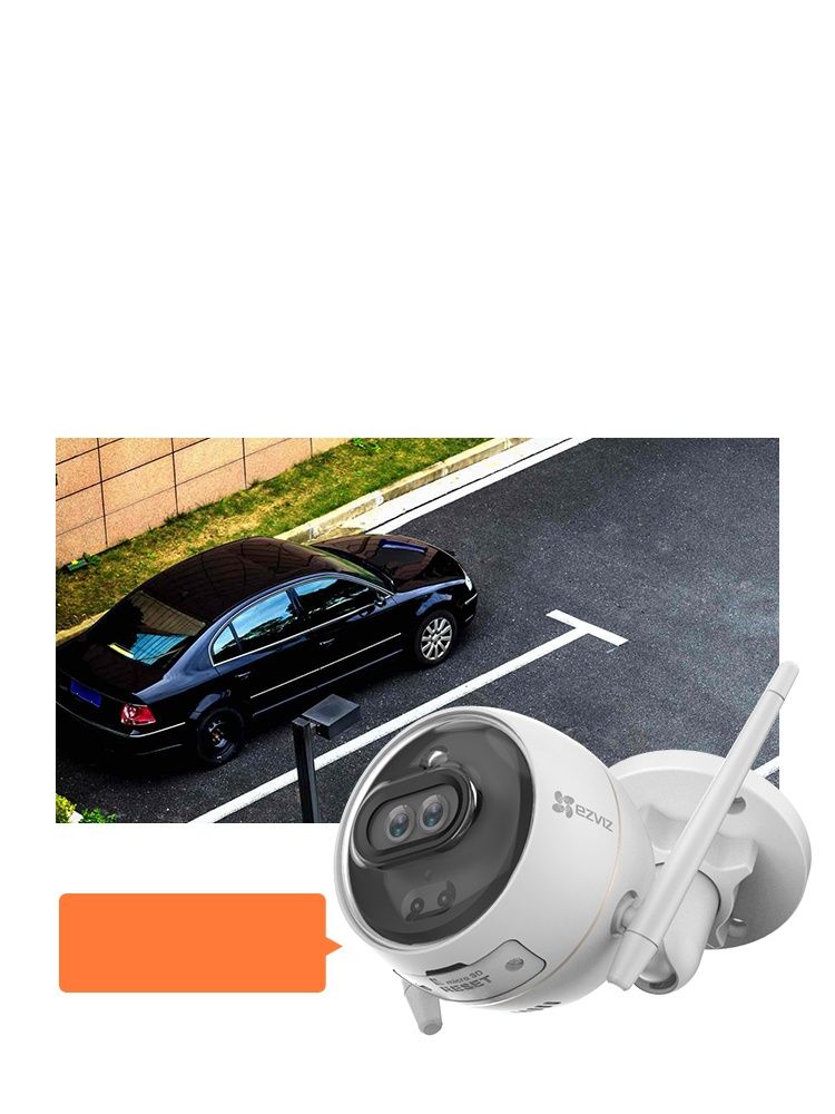 EZVIZ C3X kamera WiFi 1080p podwójny obiektyw AI IP67 noc pojazdy osob