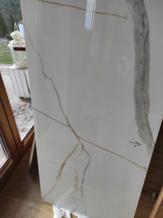 Gres szkliwiony EXCLUSIVE MARBLE white polished 60x120 gat. I
