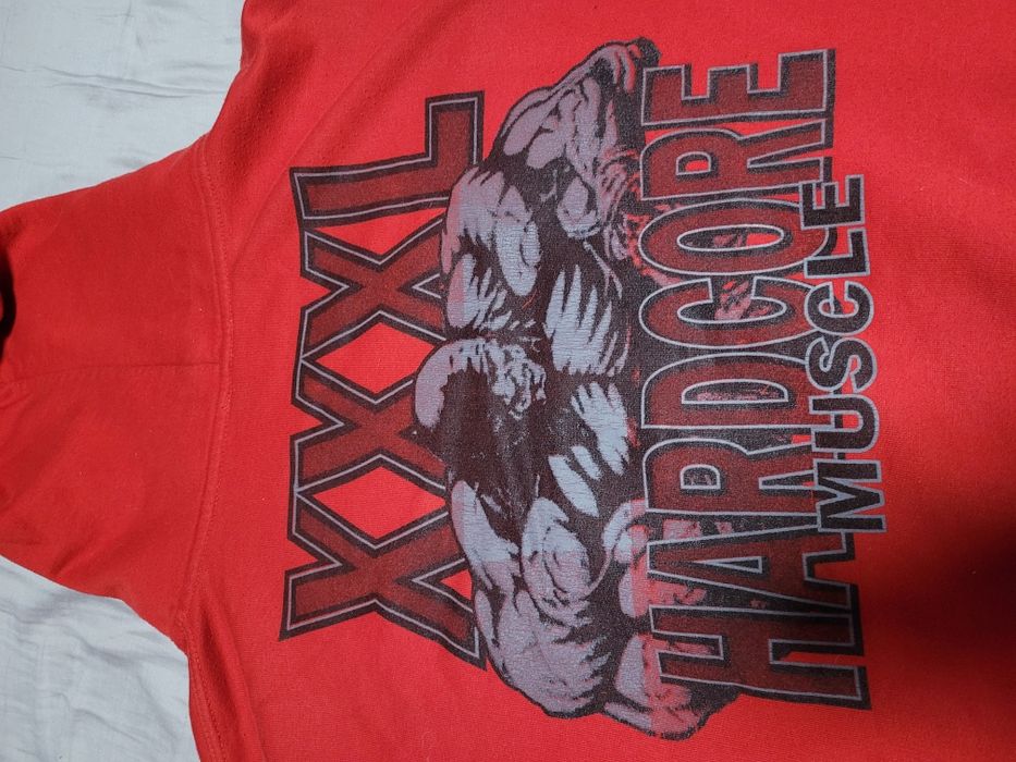 Bluza z kapturem na siłownię firmy XXXL rozmiar L