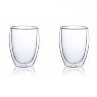 Набір скляних склянок із подвійними стінками Con Brio СВ-8335-2, 2шт