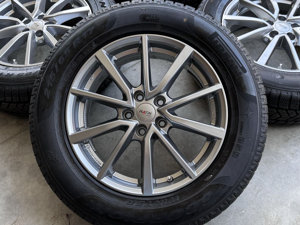 Jak NOWE Koła zimowe 17 Volkswagen Tiguan Skoda Kodiaq Seat Audi q3