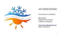 Instalação,fornecimento,manutenção de Ar Condicionado, Bombas de calor