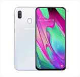 Samsung Galaxy A40 64GB - Branco - Dual SIM, capa silicone, carregador