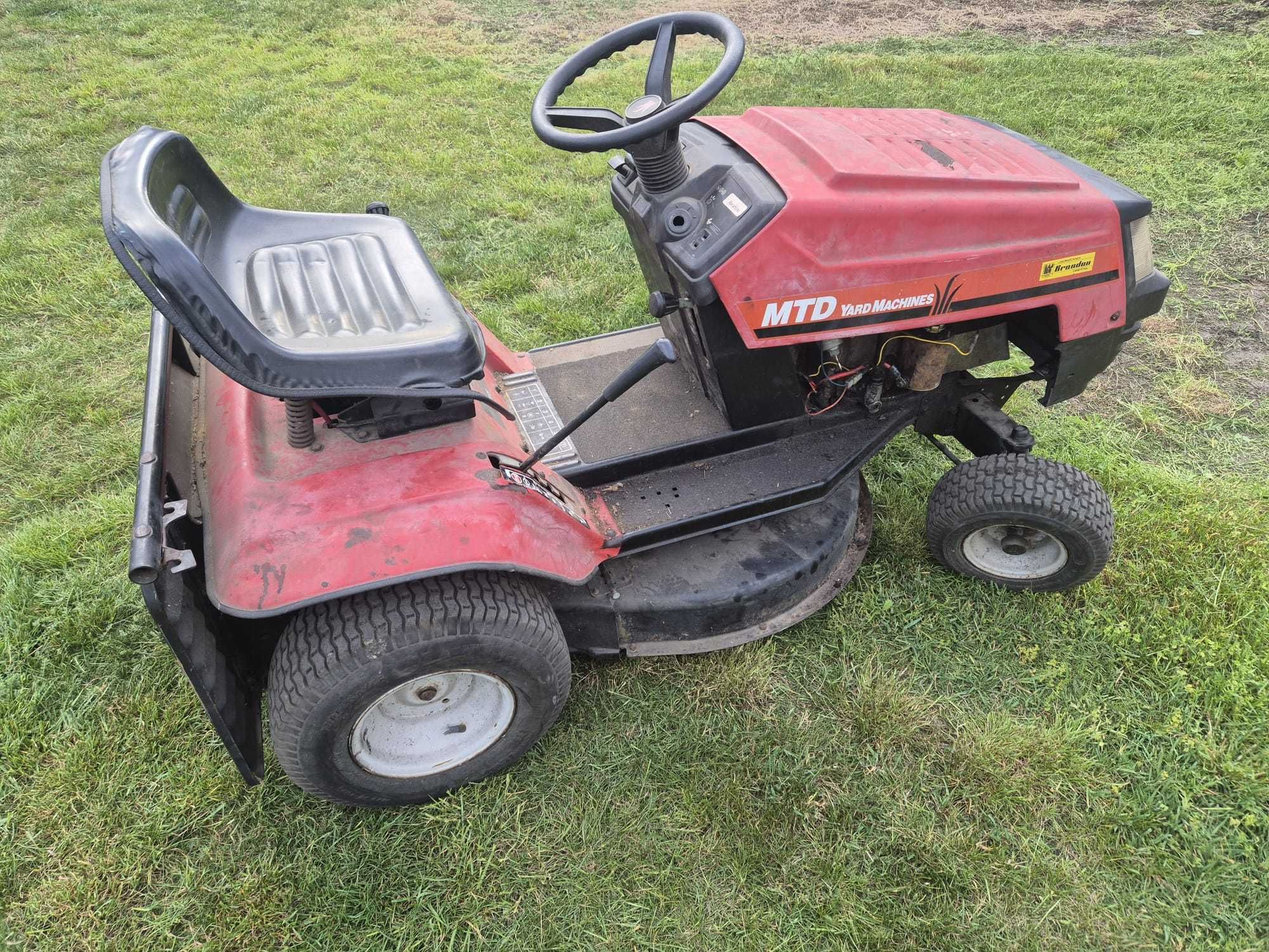 Traktorek kosiarka z koszem MTD YARD ciągnik traktor + KOSZ stan BDB