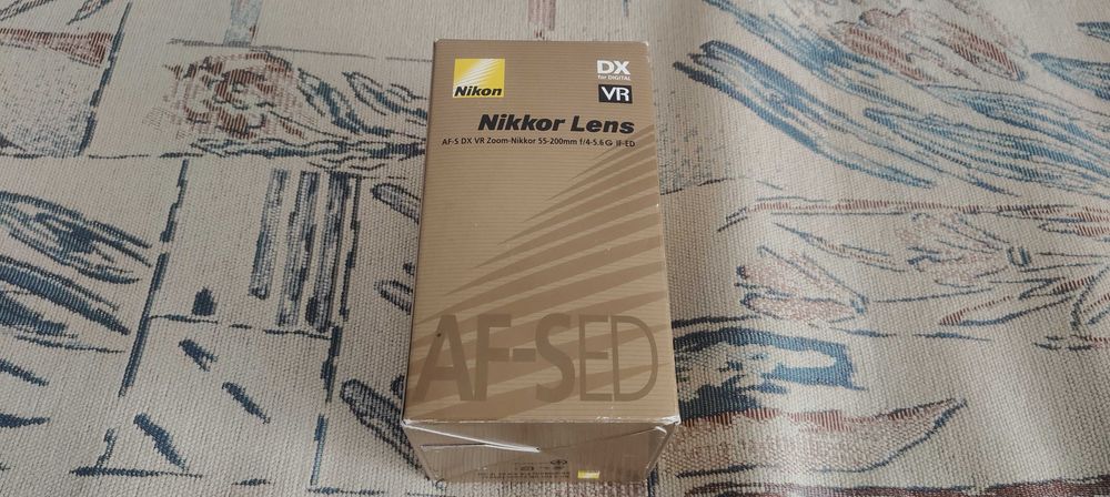 Obiektyw Nikkor AF-S VR 55-200 mm f/4-5.6 G IF-ED – nowy, nieużywany