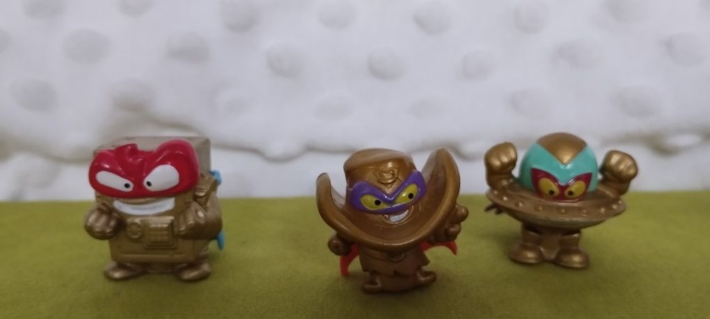 Złote rzadkie Super Zings -Alien Bandit,Outlaw Clint, Kapitan Hardlock