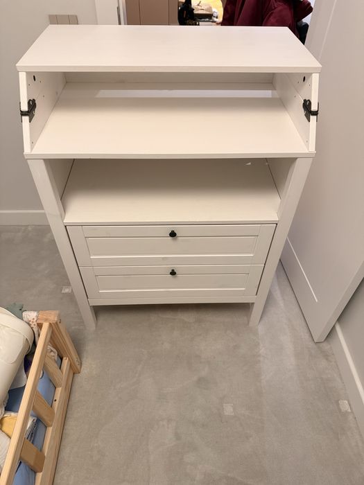 Sundvik meble szafa + przewijak białe drewniane IKEA, Warszawa