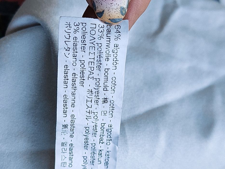 Stradivarius spódnico-spodenki letnie lato jeansowe w kwiaty 38